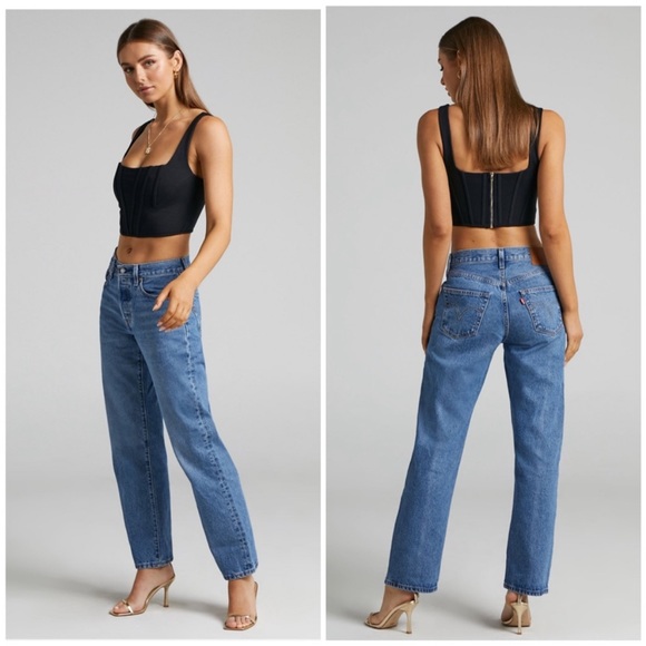 NEW Levi’s 501 90’s jeans medium wash 29 - Picture 2 of 13